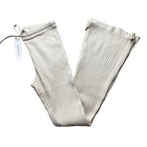 Topshop Women's Size 6 New Ecru Flare Leg Pants